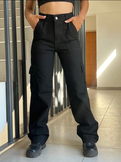 Jean Cargo Full Black