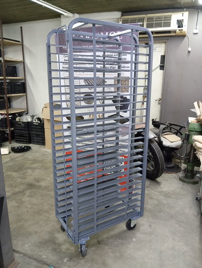 Carro pizzero p/60 moldes 