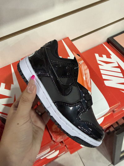 NK SB niños charol  negro - importadas 