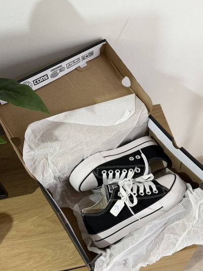 Converse plataforma negro - nacionales