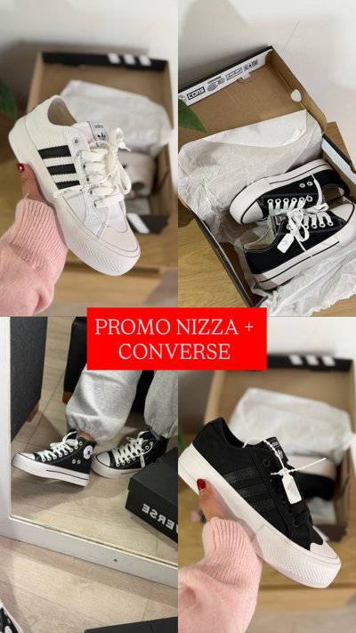 PROMO 2 PARES NIZZA Y CONVERSE - leer descripción 