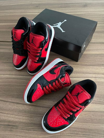 Jordan 1 low charol    -  importadas 