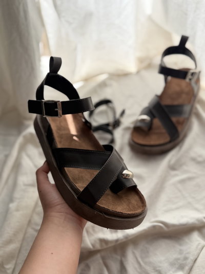 Sandalias Mónaco desmontable - choco 
