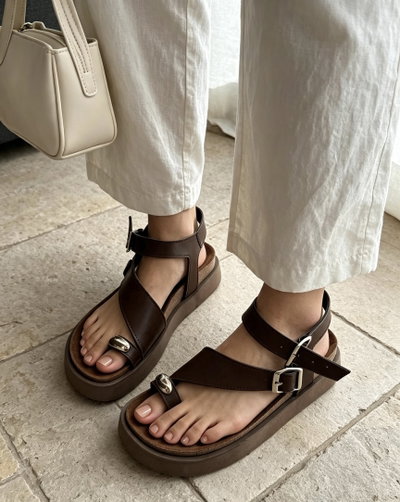 Sandalias Luli - choco 