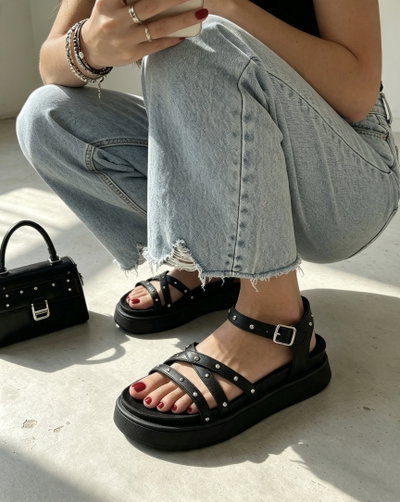 Sandalias Julieta - negro 