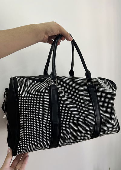 Bolso Stras Silver