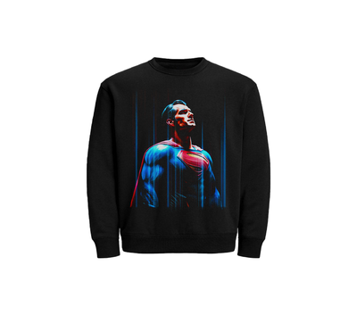 Buzo Cuello Redondo Friza Super-Man
