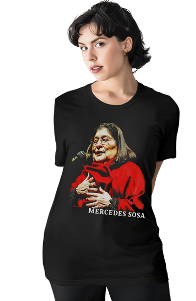 Remera Algodón Mercedes Sosa DTF 