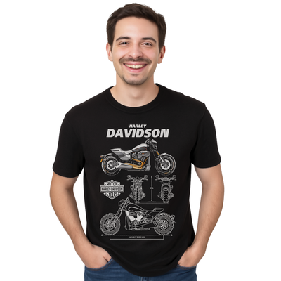 Remera estampada Harley-Davidson