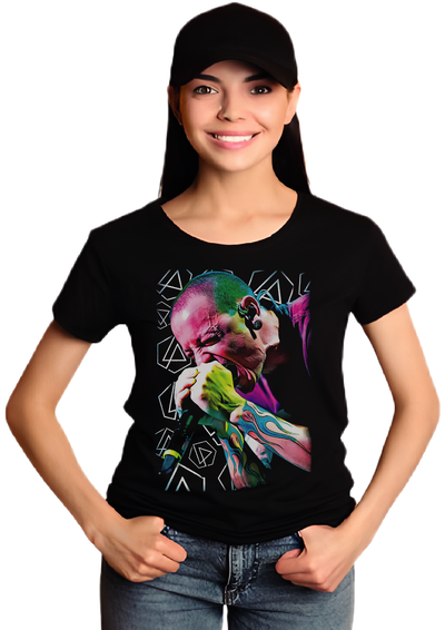 Remera estampada Chester Bennington