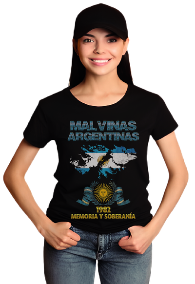 Remera estampada Malvinas Argentinas