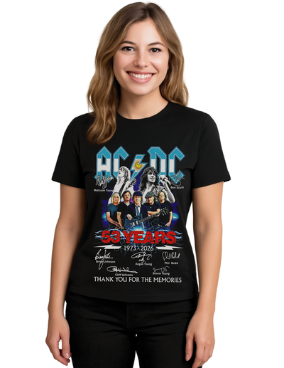 Remera estampada AC-DC Gira Argentina 2026