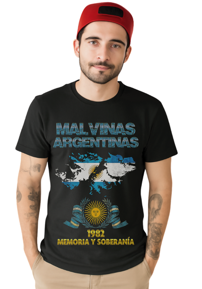 Remera estampada Malvinas Argentinas