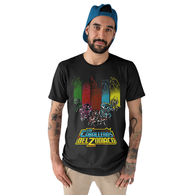Remera estampada Los Caballeros del Zodíaco