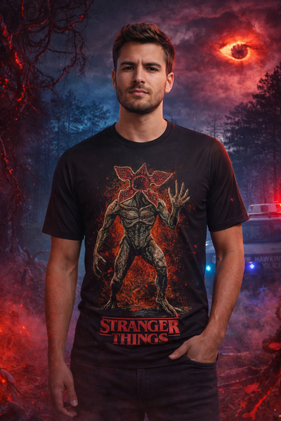 Remera estampada Stranger Things 