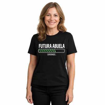Futura abuela cargando