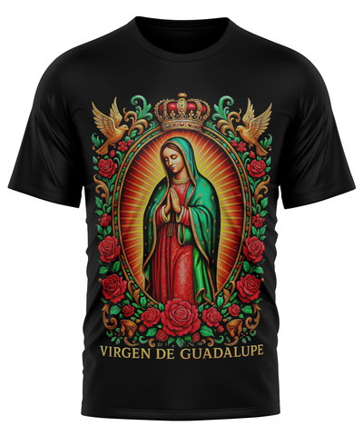 Remera Estampada Virgen de Guadalupe