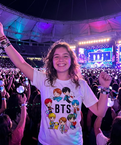 Remera Estampada BTS Gira 2026
