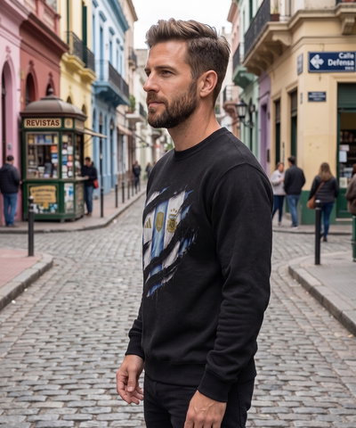 Buzo Cuello redondo Friza invisible Casaca Argentina 2026
