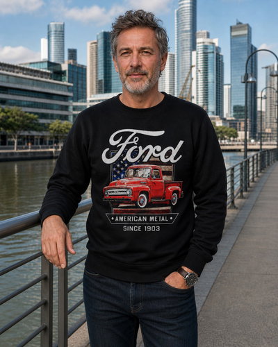 Buzo Cuello redondo Friza invisible Ford