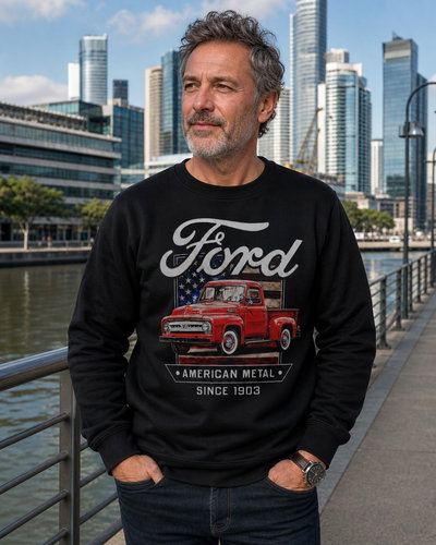 Buzo Cuello redondo Friza invisible Ford