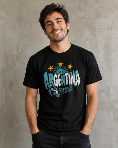 🌟Nuevo Drop 🌟 Remera Argentina Coronados de Gloria Unisex 100% Algodón 