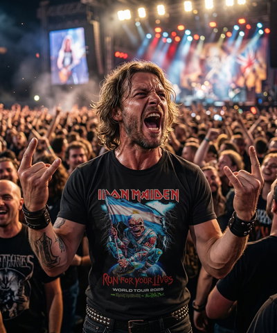 Remera Iron Maiden Gira 2026 Argentina