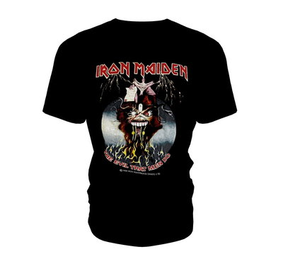 Remera Iron Maiden doble estampa
