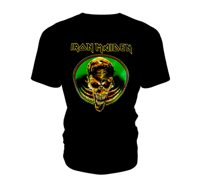 Remera Iron Maiden Estampa doble