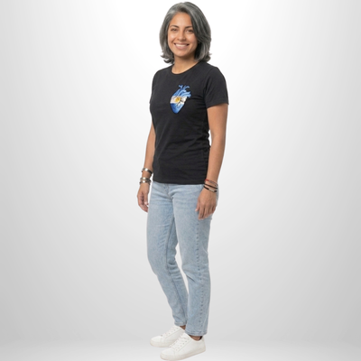 Remera Corazón Argentino Unisex 100% Algodón