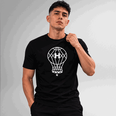 Remera Huracán Escudo Efecto Bordado Unisex 100% Algodón