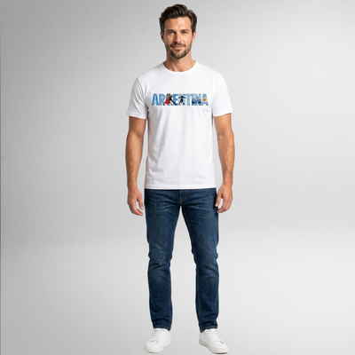 Remera bien Argentina Unisex 100% Algodón