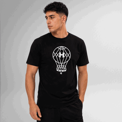 Remera Huracán Escudo Efecto Bordado Unisex 100% Algodón