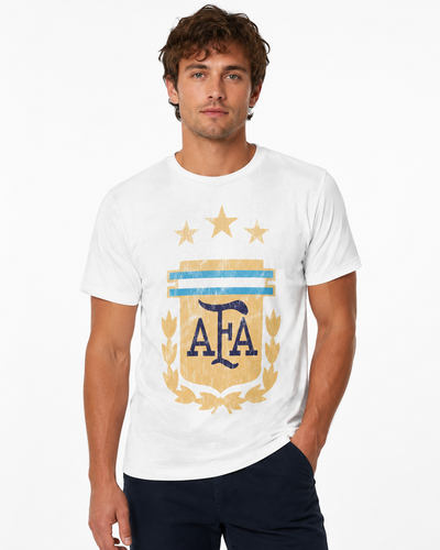 Remera Afa 3 Estrellas Mundial 2026 Unisex 100% Algodón