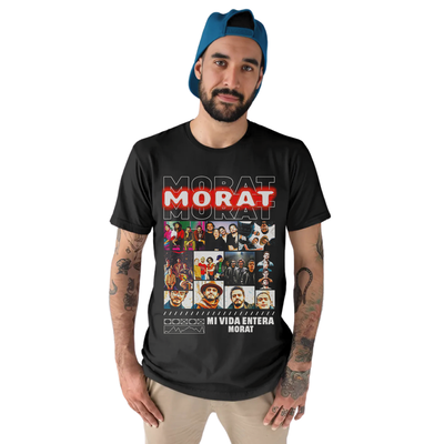 Remera estampada Morat Música  DTF