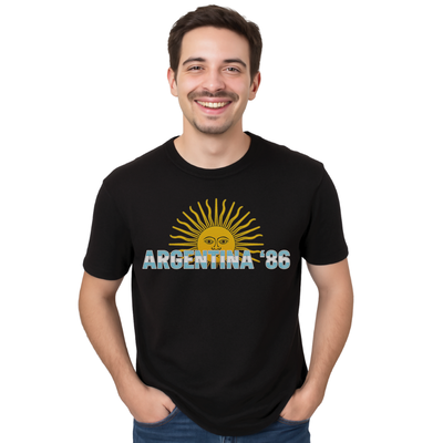 Remera estampada Argentina 86 DTF