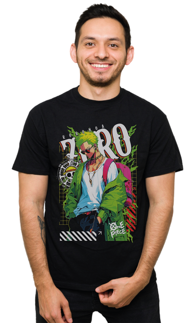 Remera estampada Zoro Animé