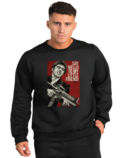 Buzo Cuello Redondo Scarface - Say Hello