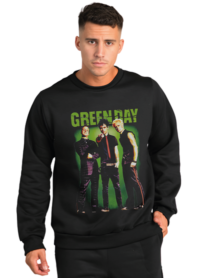 Buzo Cuello Redondo Green Day
