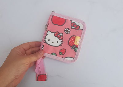 Billetera Pocket Hello Kitty manzanas