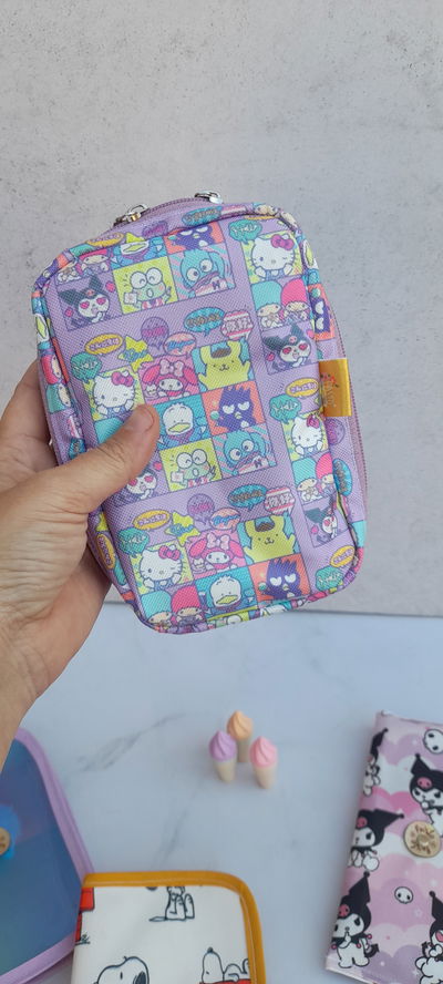 Neceser vertical Sanrio lila