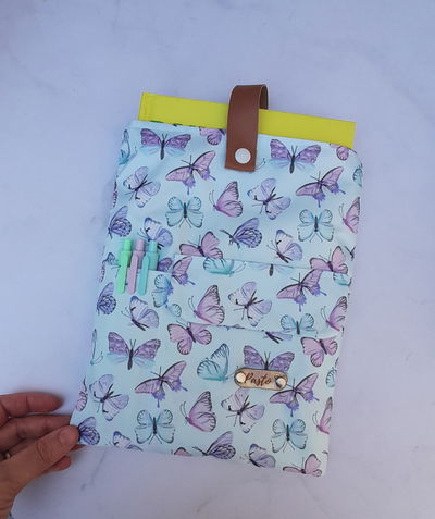 Funda para libros mariposas