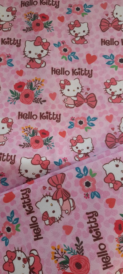 Neceser vertical Hello Kitty flores