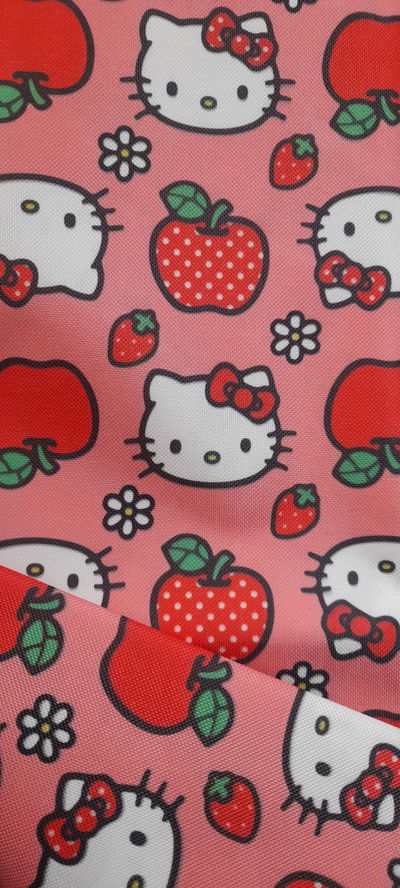 Estuche higiénico Hello Kitty con manzanas 