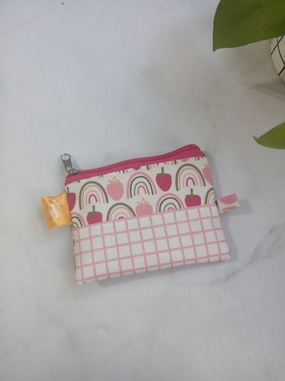 Estuche peque arco iris y frutillas