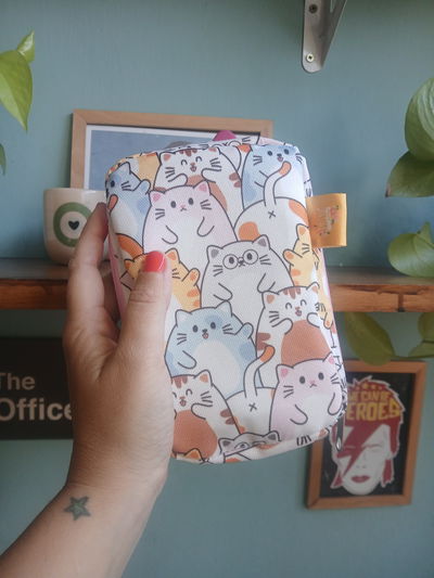 Cartuchera vertical simple gatitos