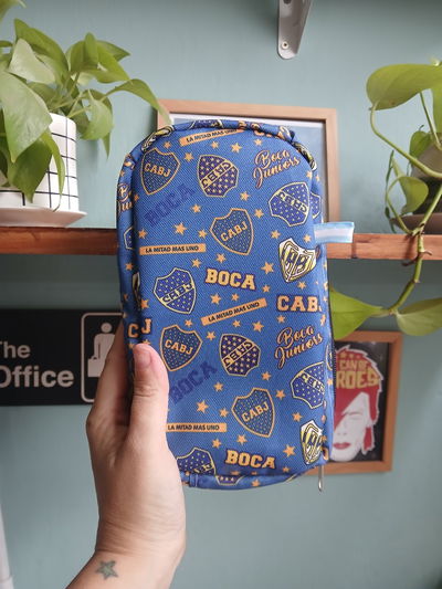 Cartuchera Vertical triple Boca Juniors