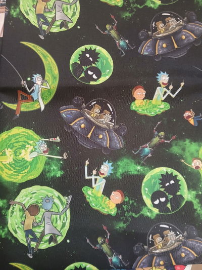 Cartuchera Vertical triple Rick y Morty (A pedido)