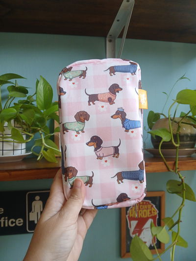 Cartuchera Vertical triple Perritos salchichas