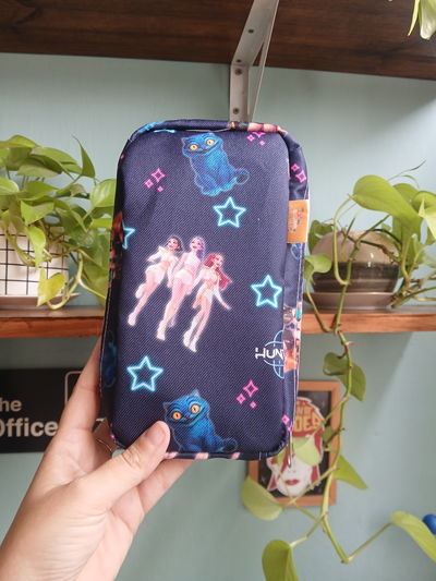 Cartuchera Vertical triple Guerreras K-Pop